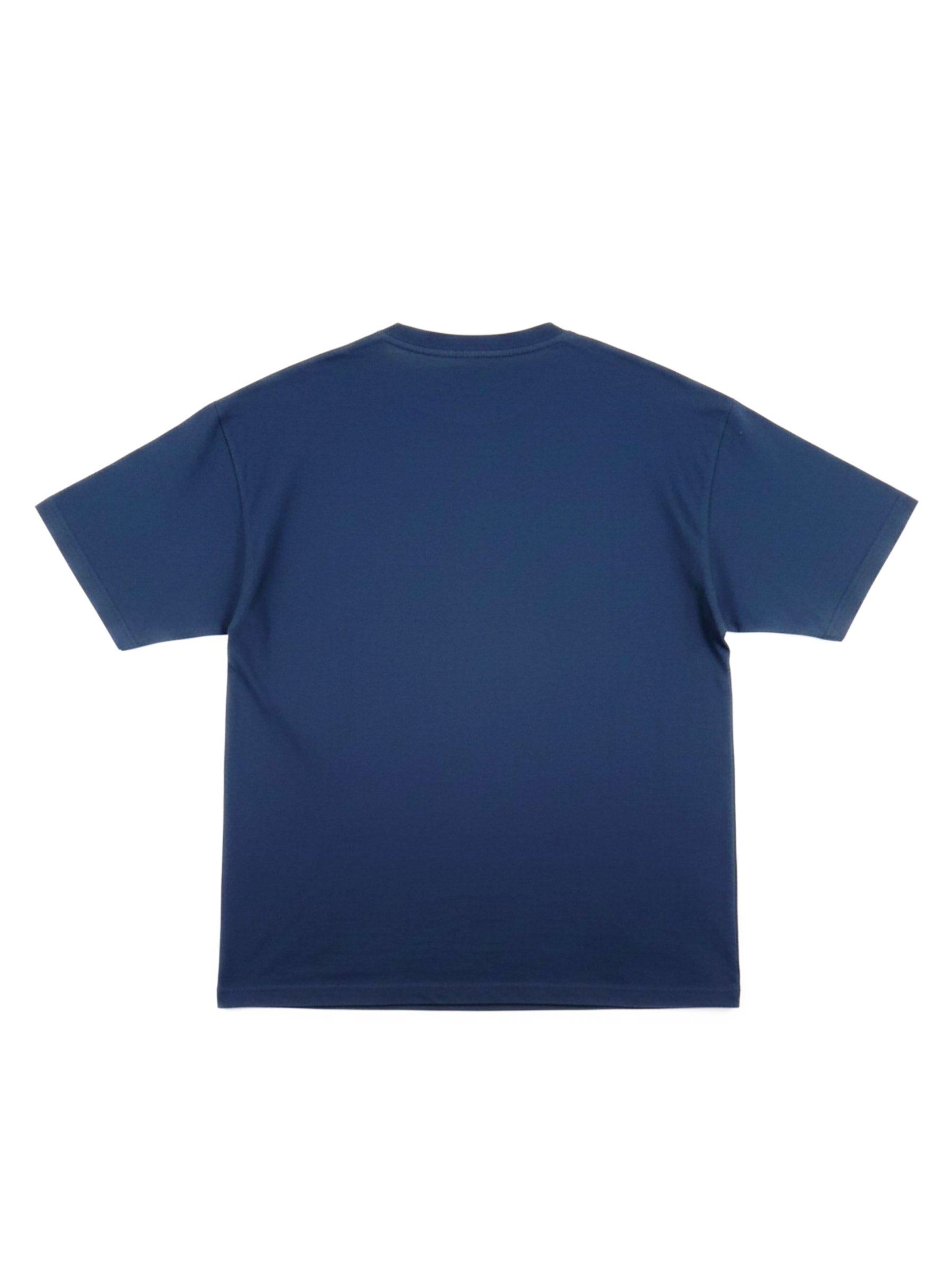アロハデニム貼り付けTシャツ - NVY
