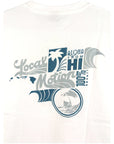 ステッチ＆ロゴプリントTシャツ - WHT