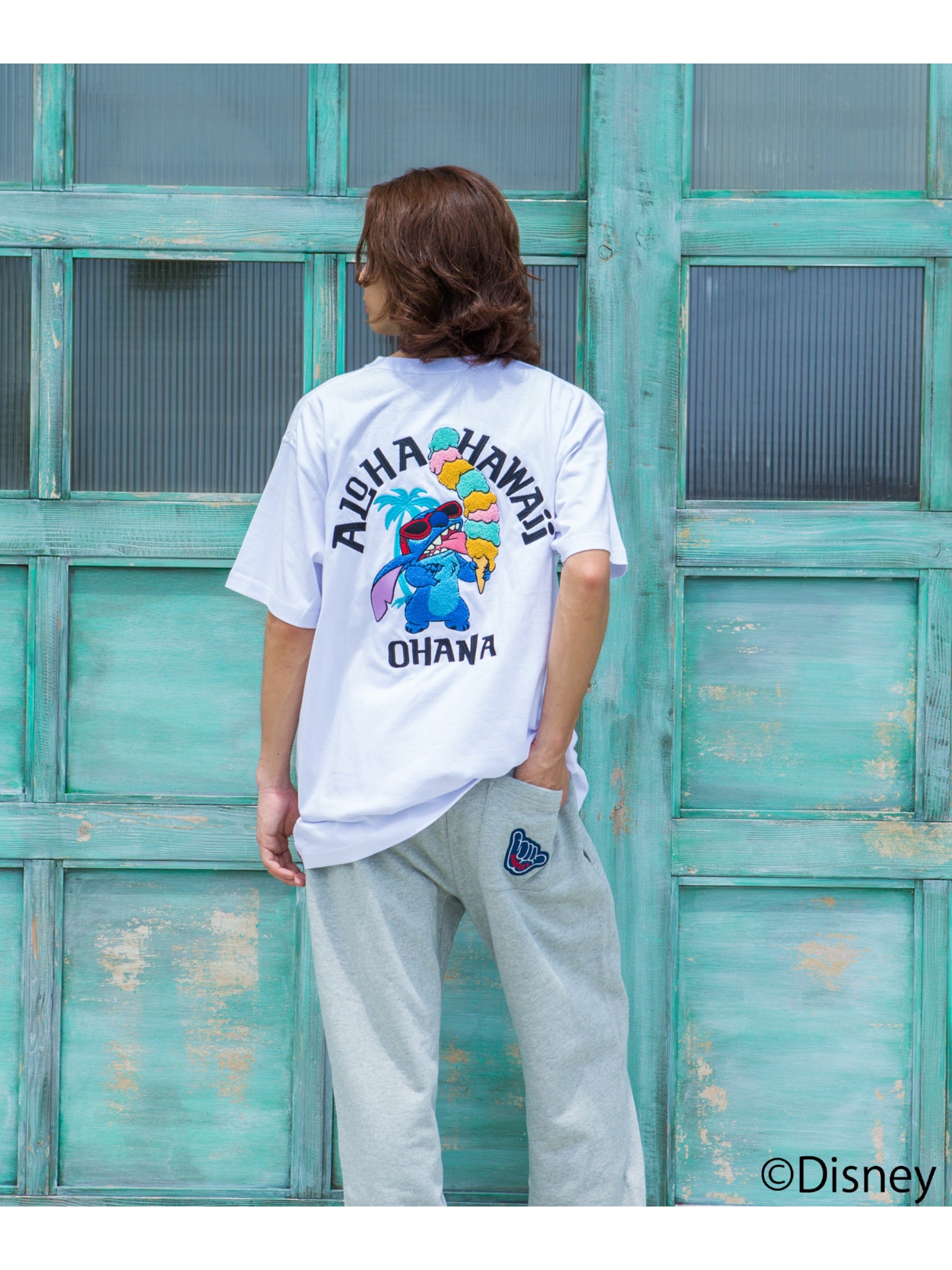 スティッチサガラ刺繍Tシャツ - WHT – ローカルモーション公式
