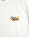 オーバルパームプリントTシャツ - WHT