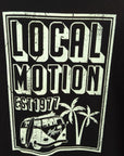 オブロング長袖Tシャツ -  BLK