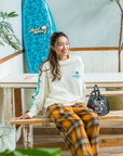 パームツリー刺繍スウェット - VWHT