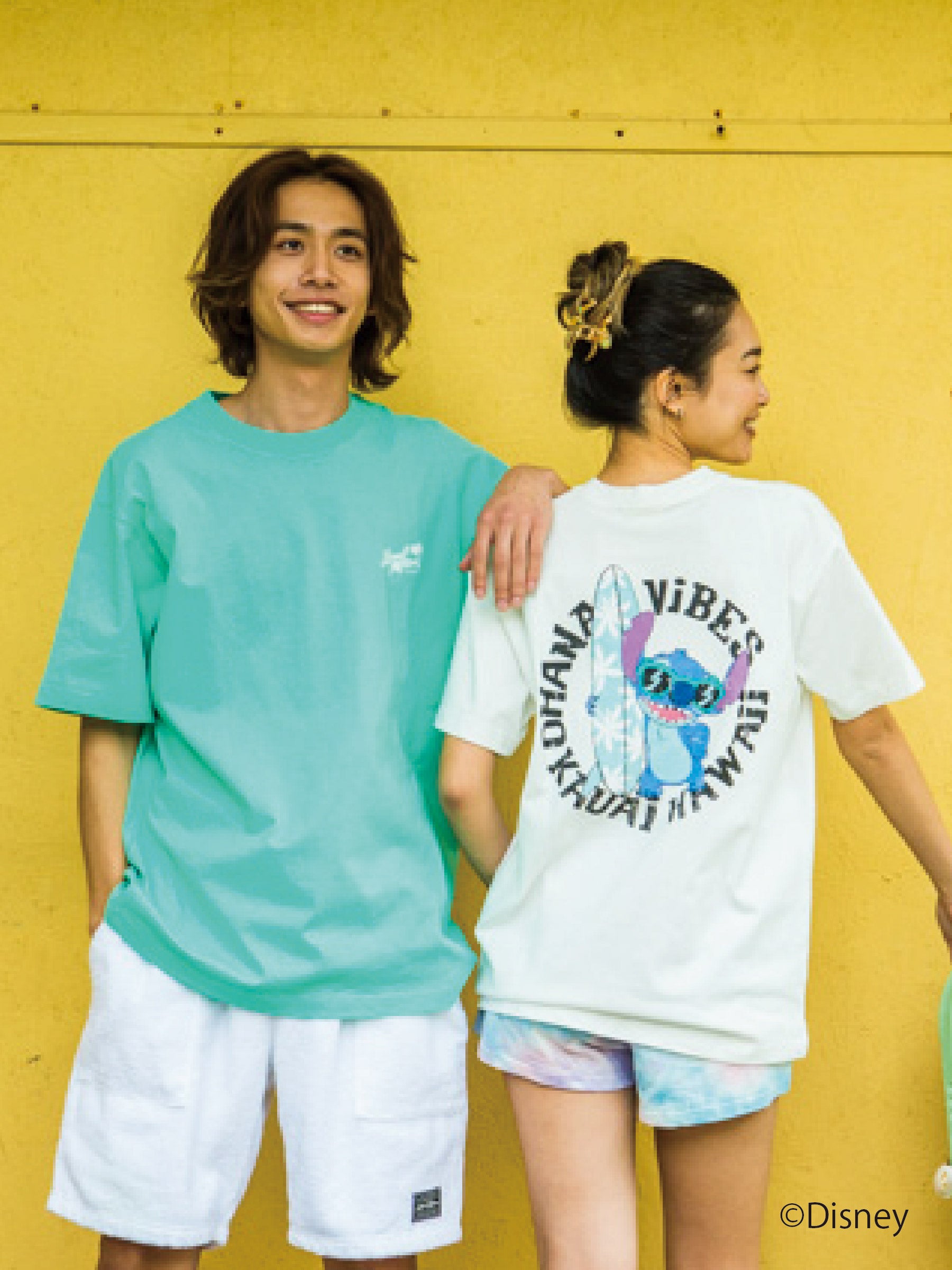 スティッチ刺繍ポケットTシャツ