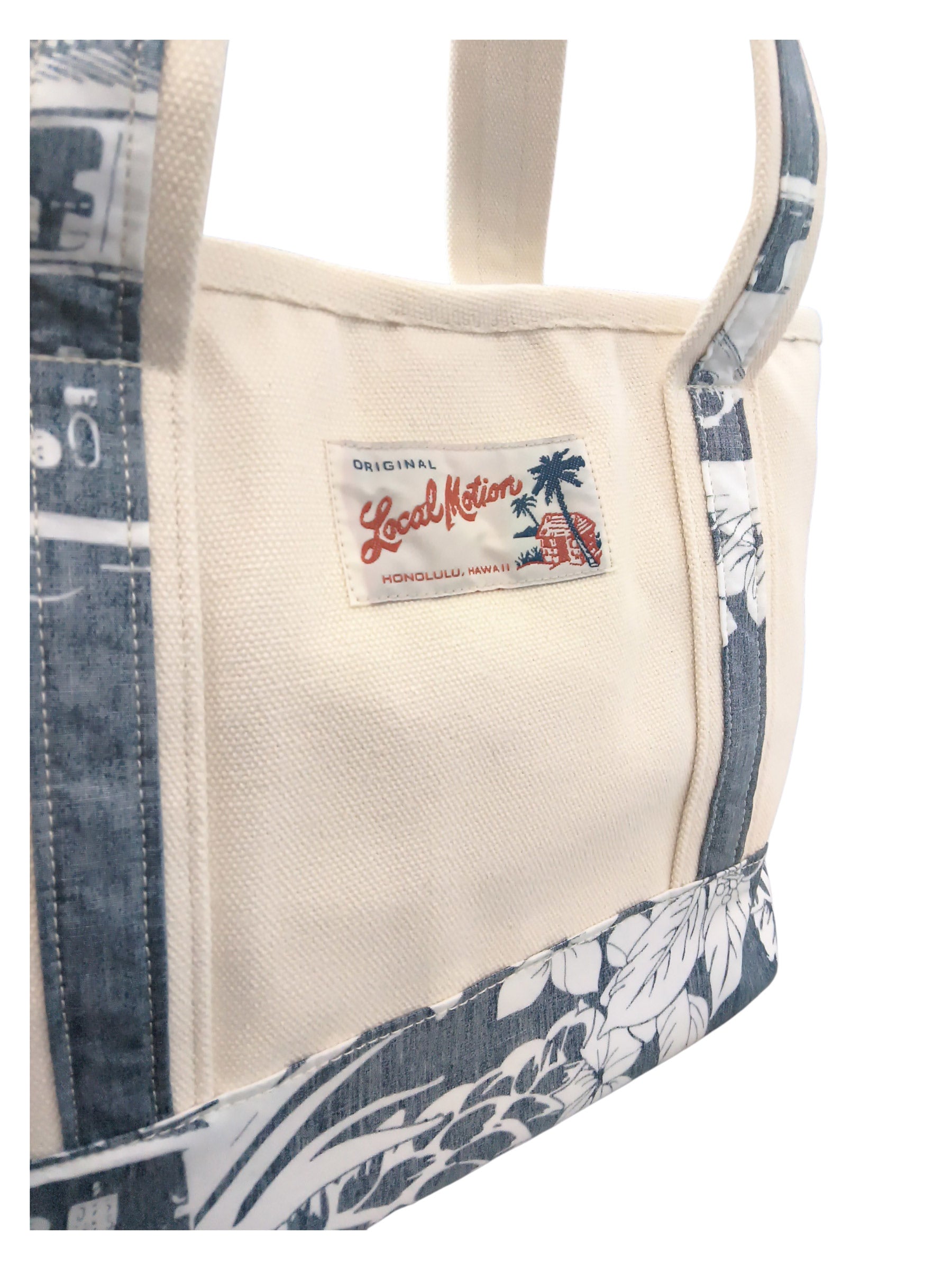 アロハプリントトート2 - NVY