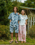 綿アロハロングパンツ - PNK