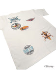 ミッキー ワッペン刺繍Tシャツ
