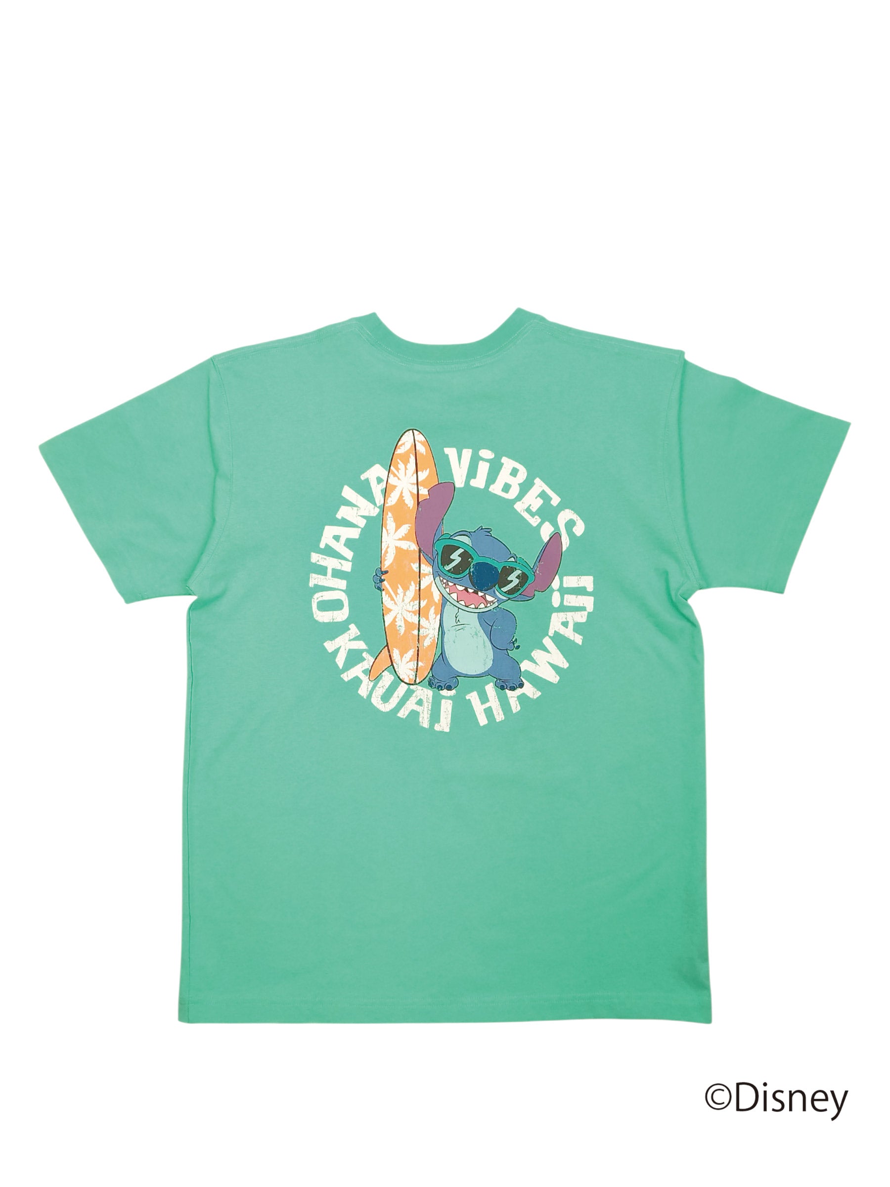 スティッチサークルプリントTシャツ