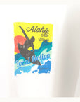 サーフレトログラフィック長袖Tシャツ -  WHT