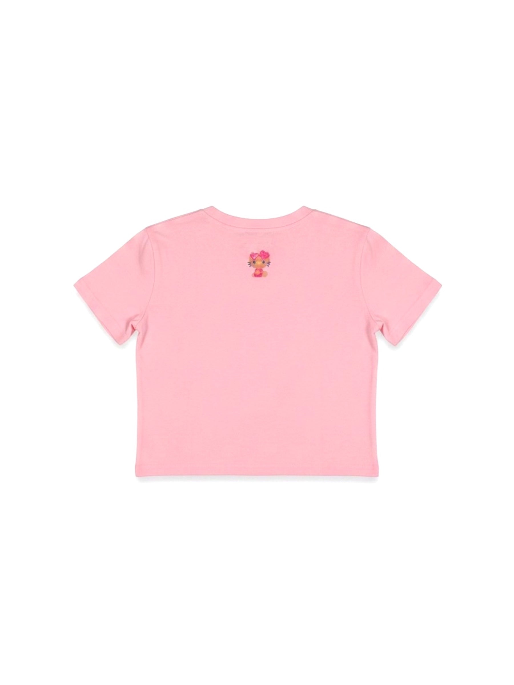 KITTY クロップドTシャツ 日焼けドット-フェイス - PK