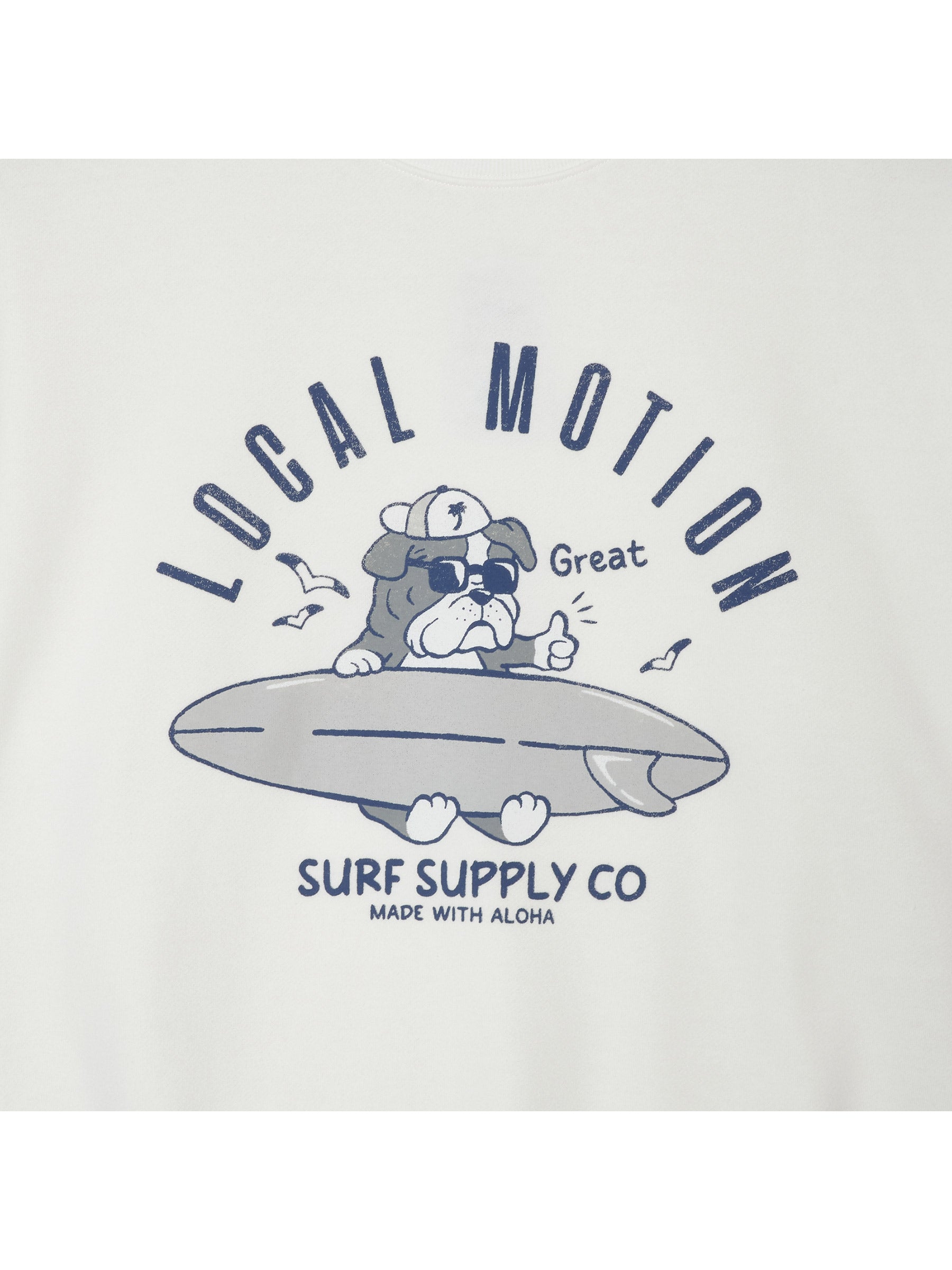 BFセット割対象】サーフドッグアーチプリント スウェット – ローカル