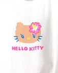 KITTY クロップドTシャツ 日焼けドット-フェイス - WH