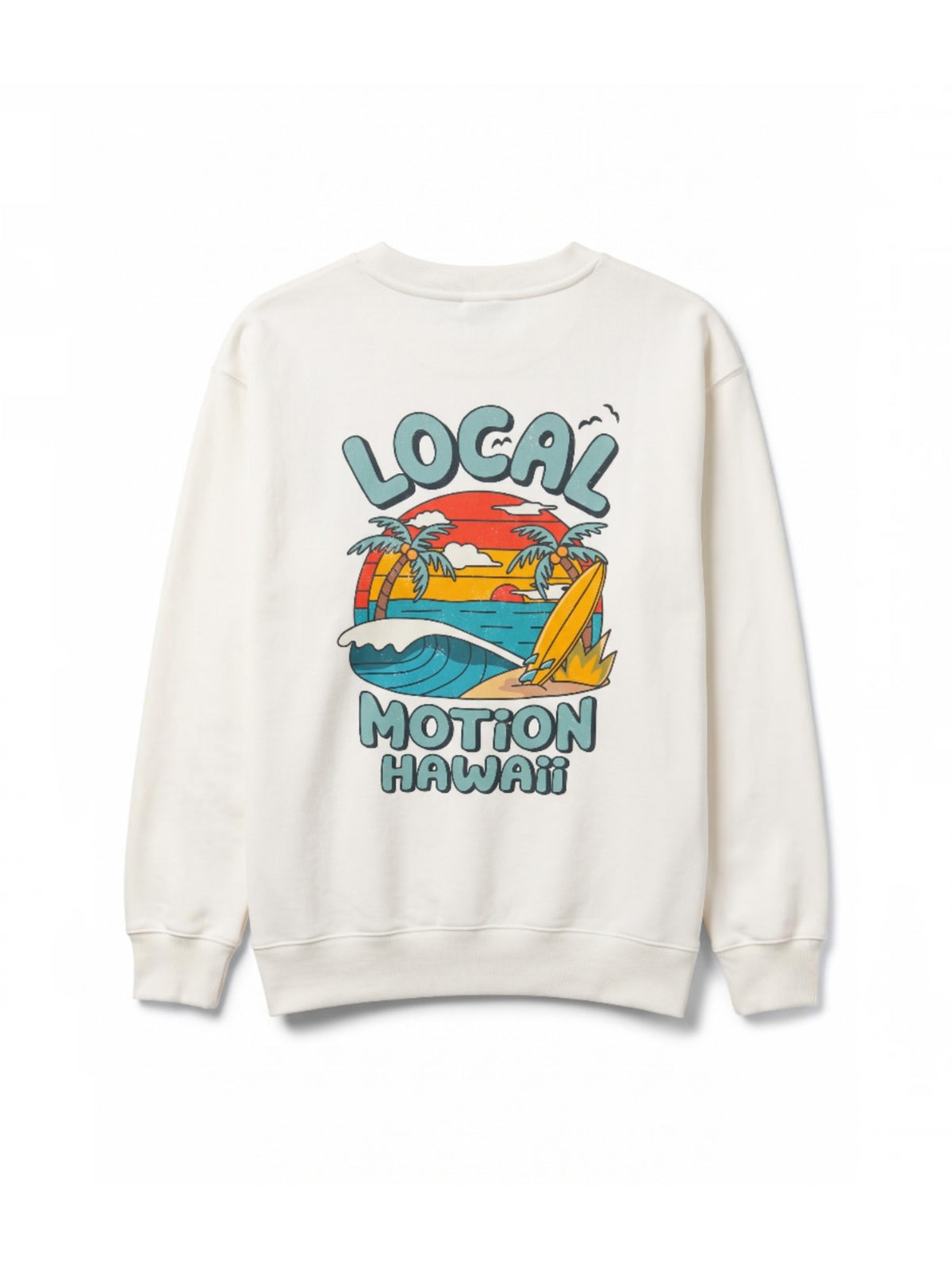 ハンドタッチアーチプリントスウェット - WHT