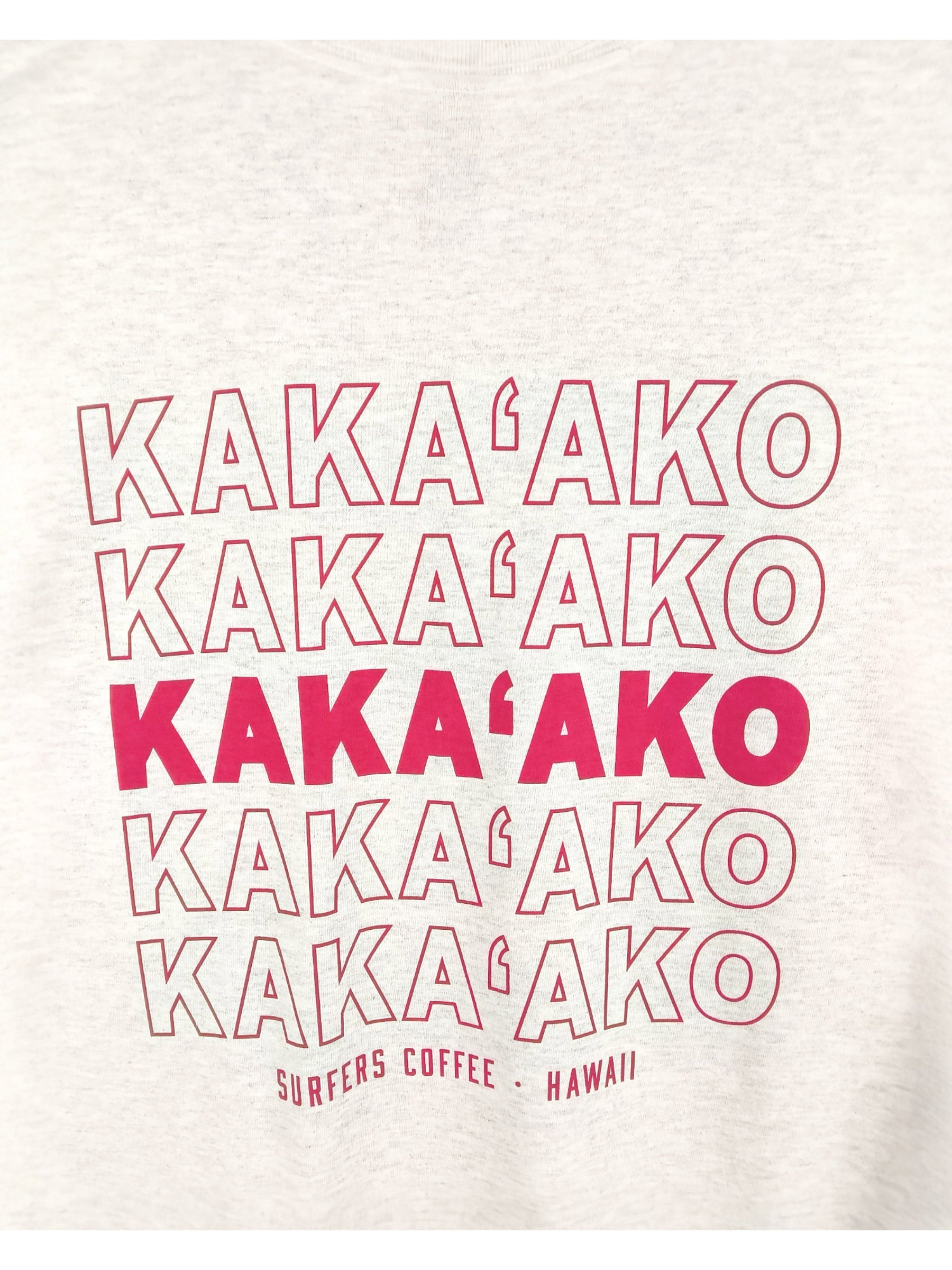 SURFERS COFFEExLOCALMOTION Tシャツ カカアコ - ASH – ローカル