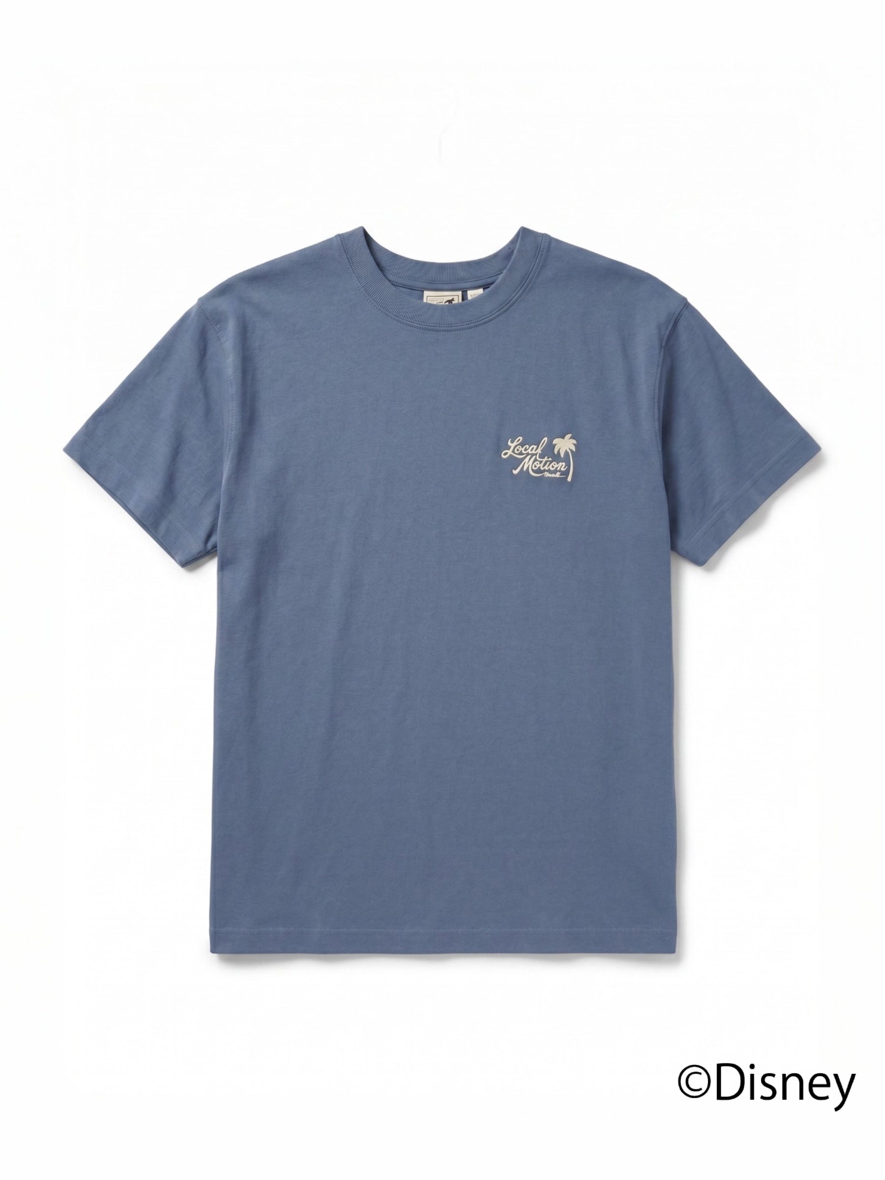 スティッチサガラ刺繍Tシャツ - NVY