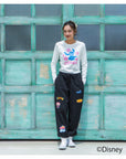 スティッチハイビスカスミニ長袖Tシャツ - WHT