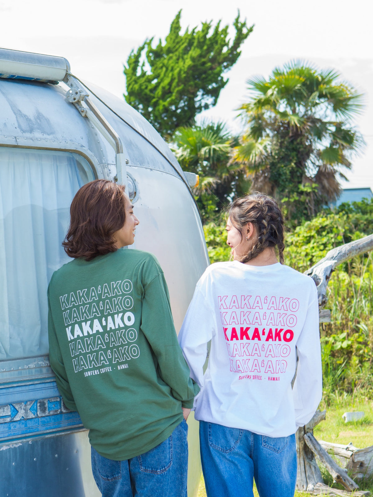 サーファーズコーヒーコラボ 長袖Tシャツ -  MGRN