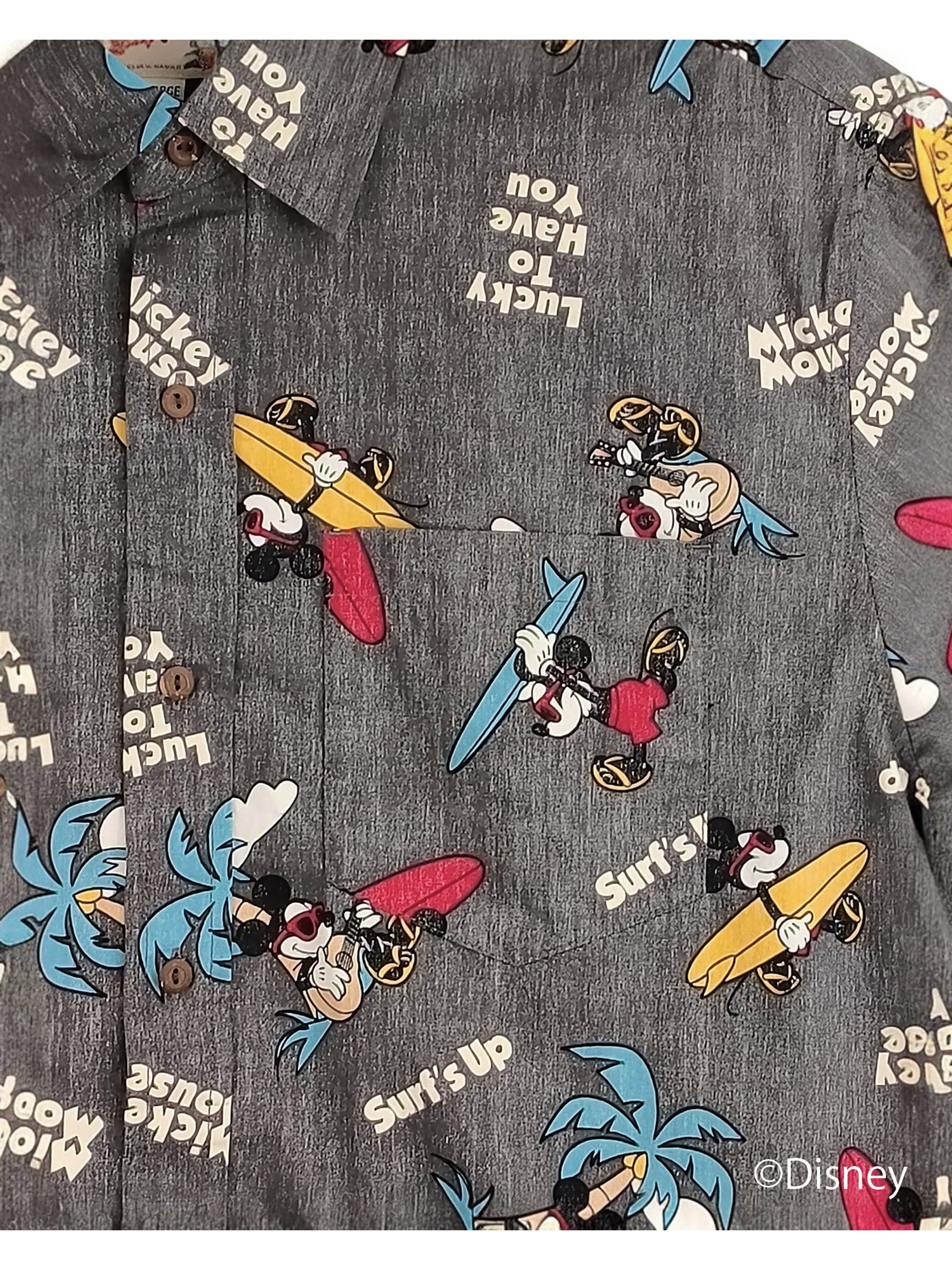 ミッキーマウスアロハシャツ
