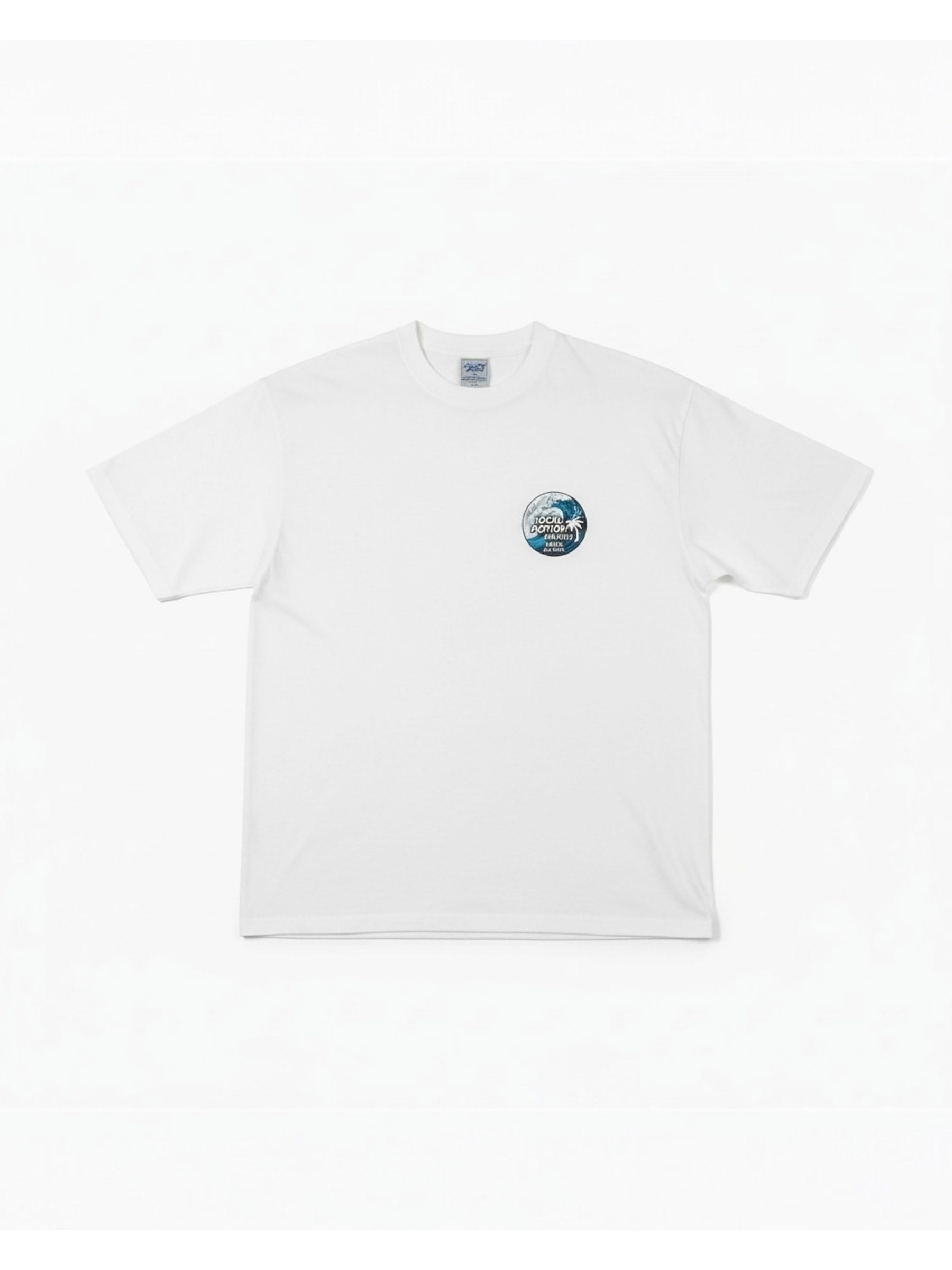 サークルロゴプリントTシャツ - WHT