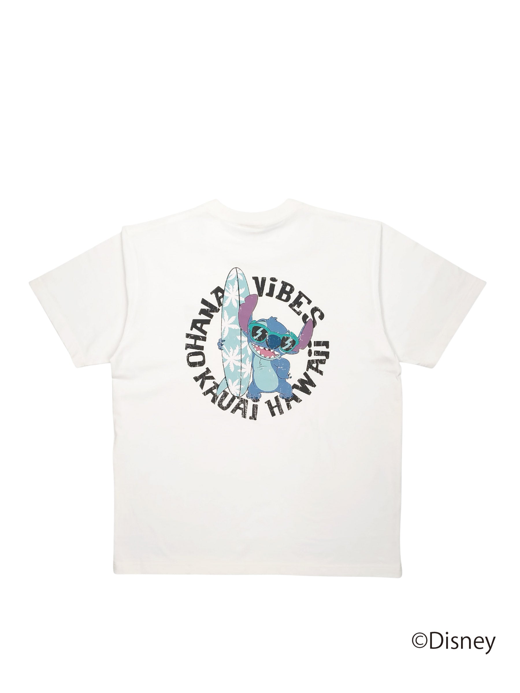 スティッチサークルプリントTシャツ