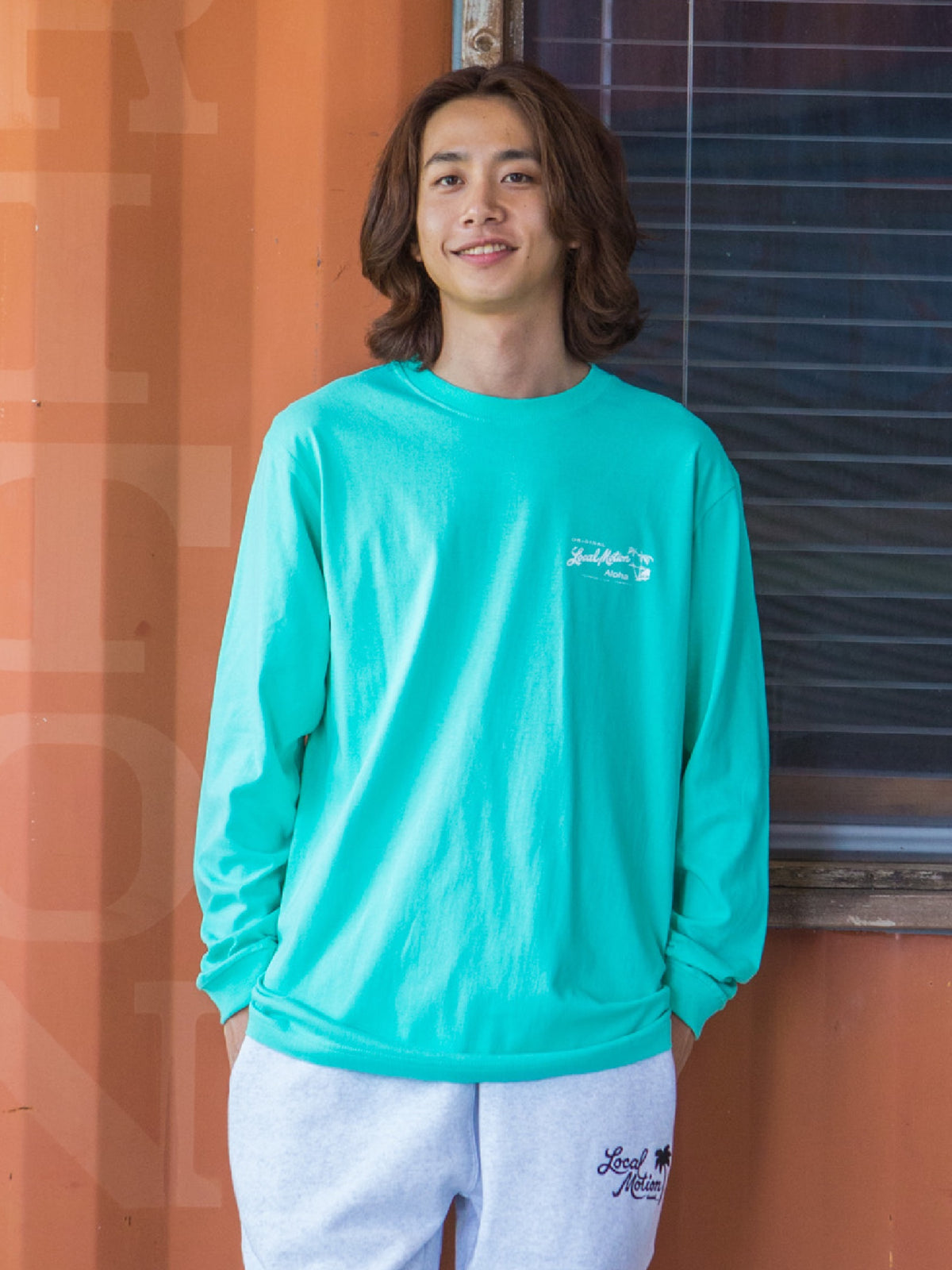 アロハタグ 長袖Tシャツ -  MNT