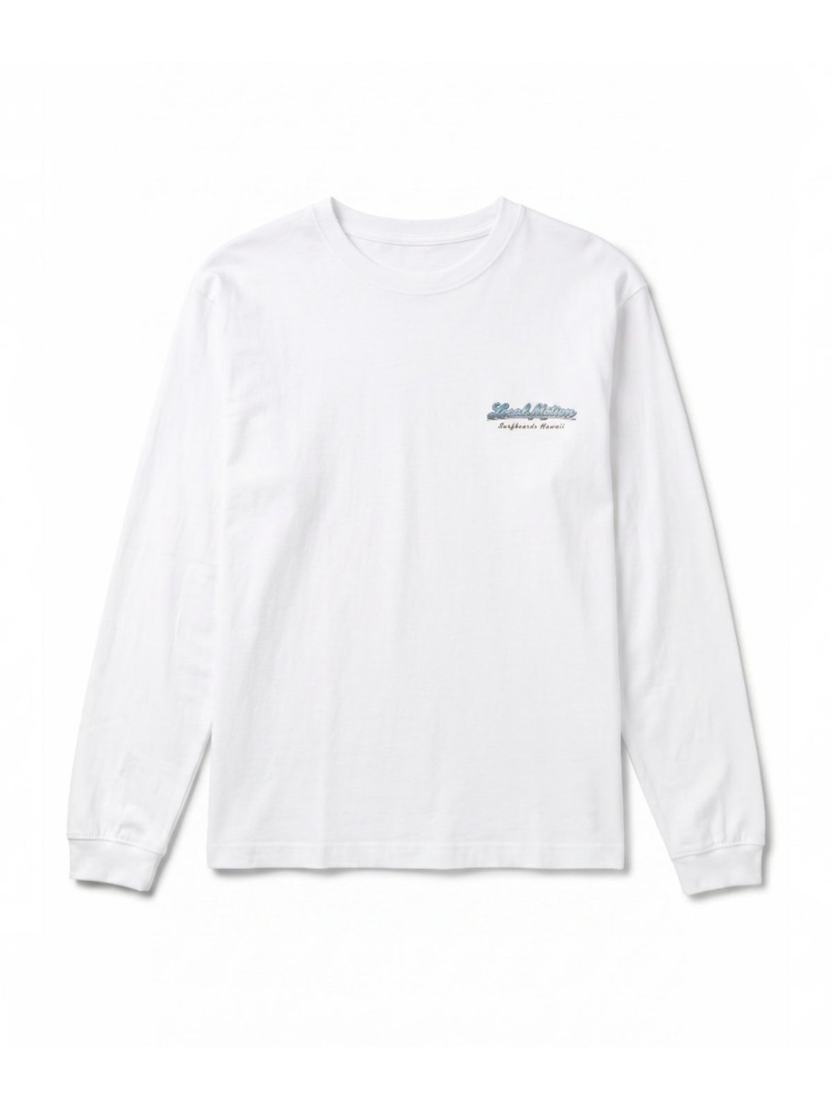 ヘクサゴン長袖Tシャツ -  WHT