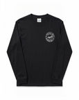 サークルロゴ長袖Tシャツ -  BLK