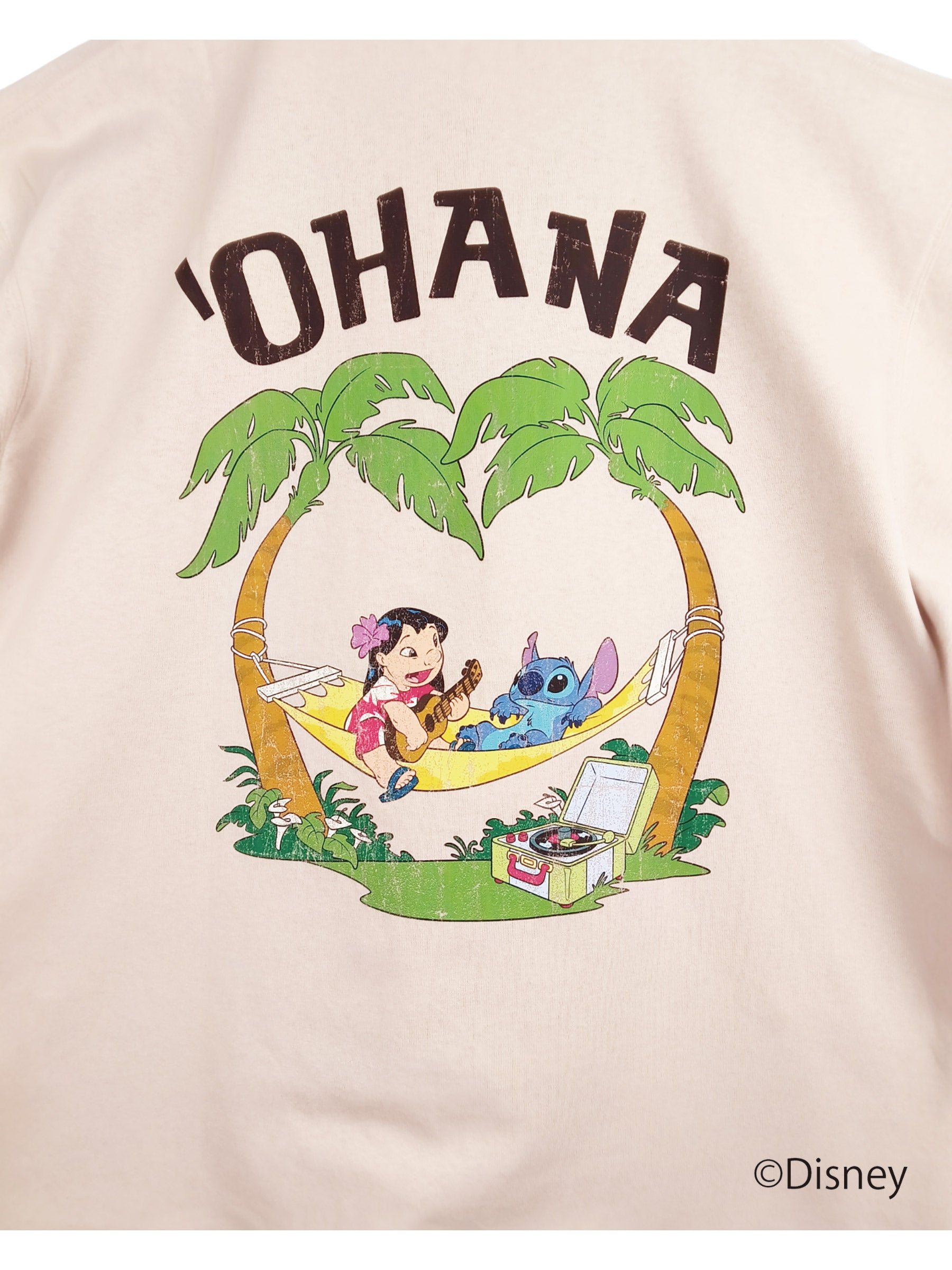 リロ＆スティッチオハナプリントTシャツ – ローカルモーション公式