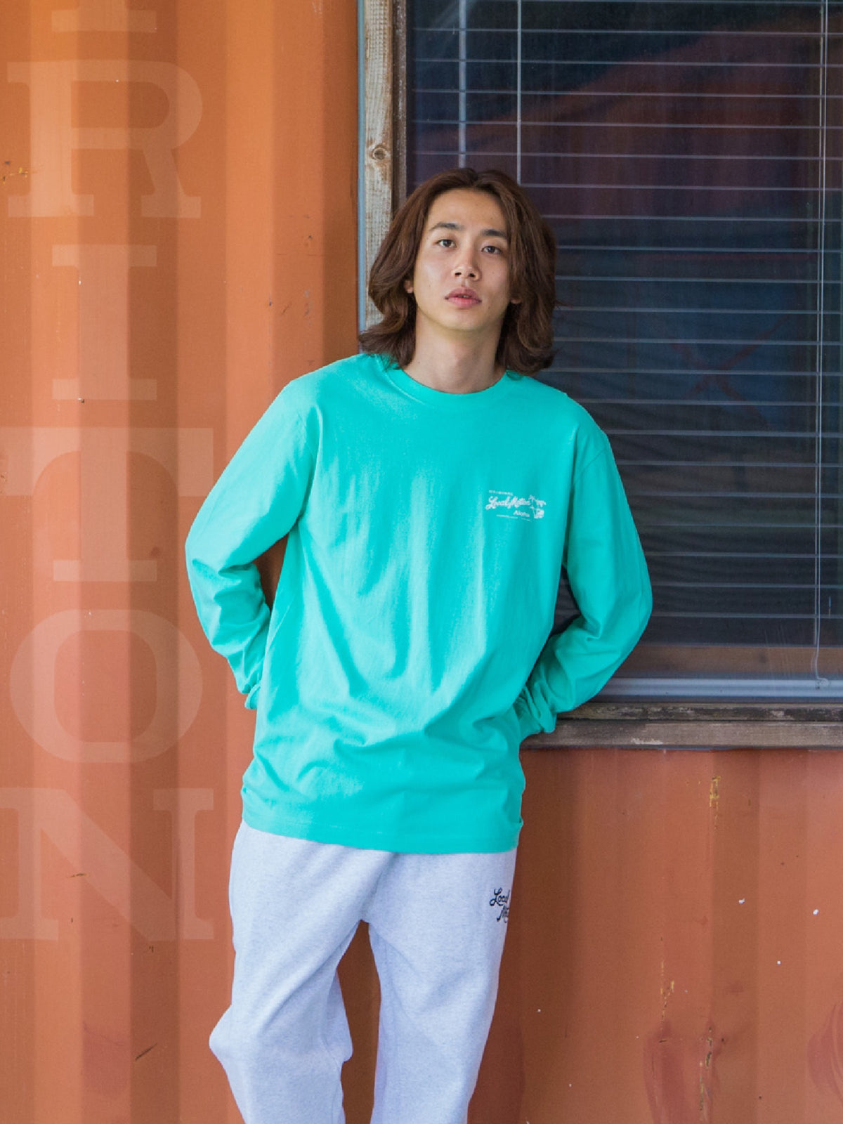 アロハタグ 長袖Tシャツ -  MNT