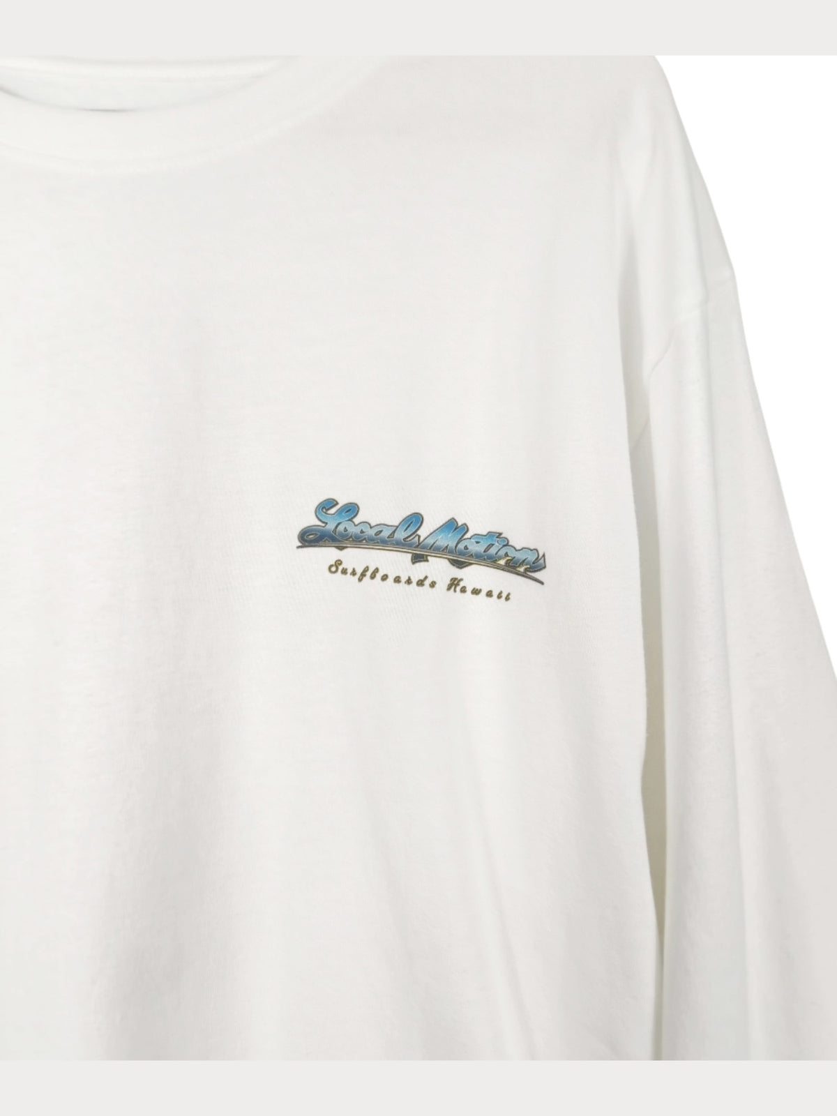 ヘクサゴン長袖Tシャツ -  WHT
