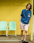 バス柄切リ貼リワッペンTシャツ
