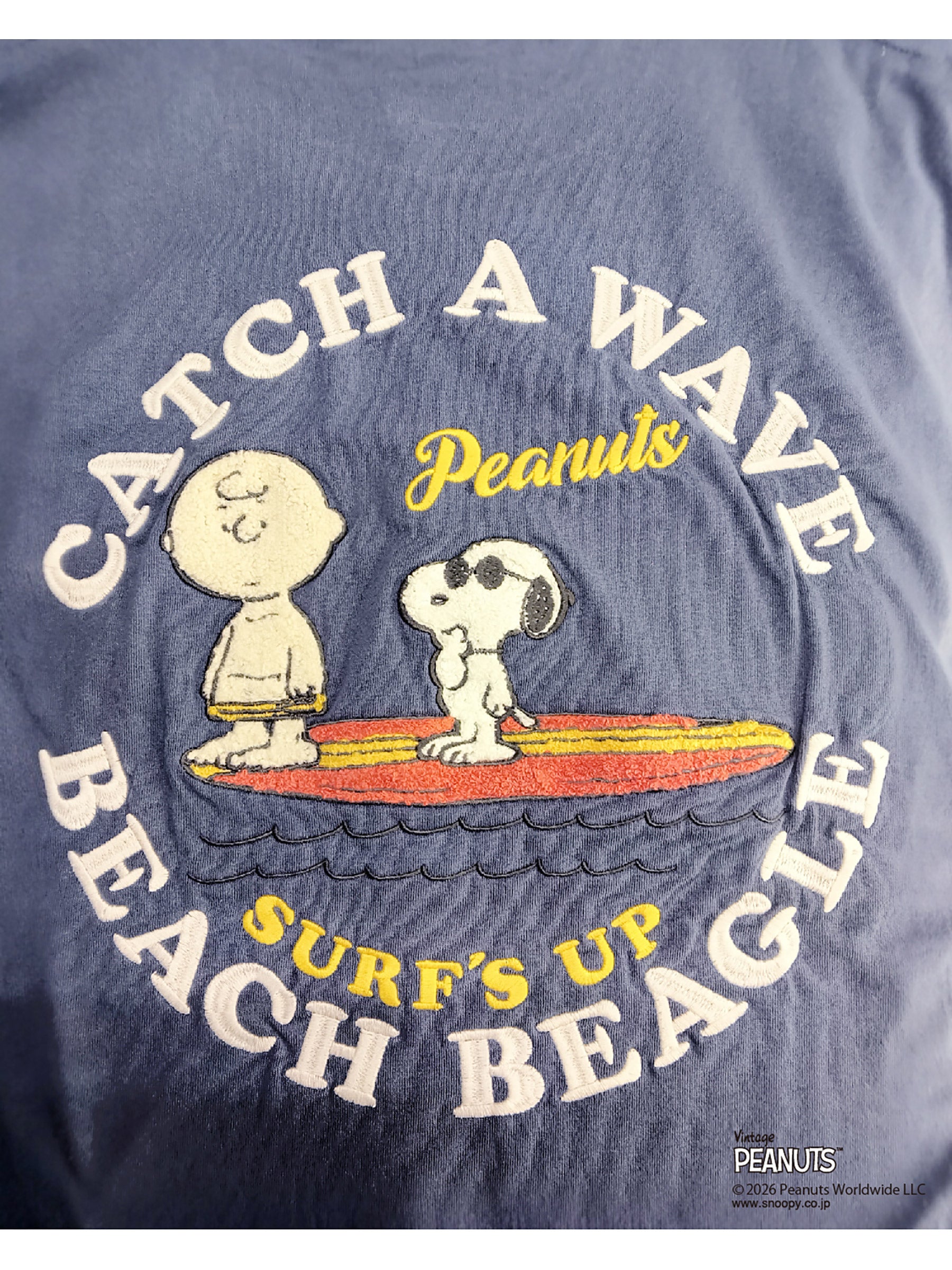 スヌーピー刺繍Tシャツ
