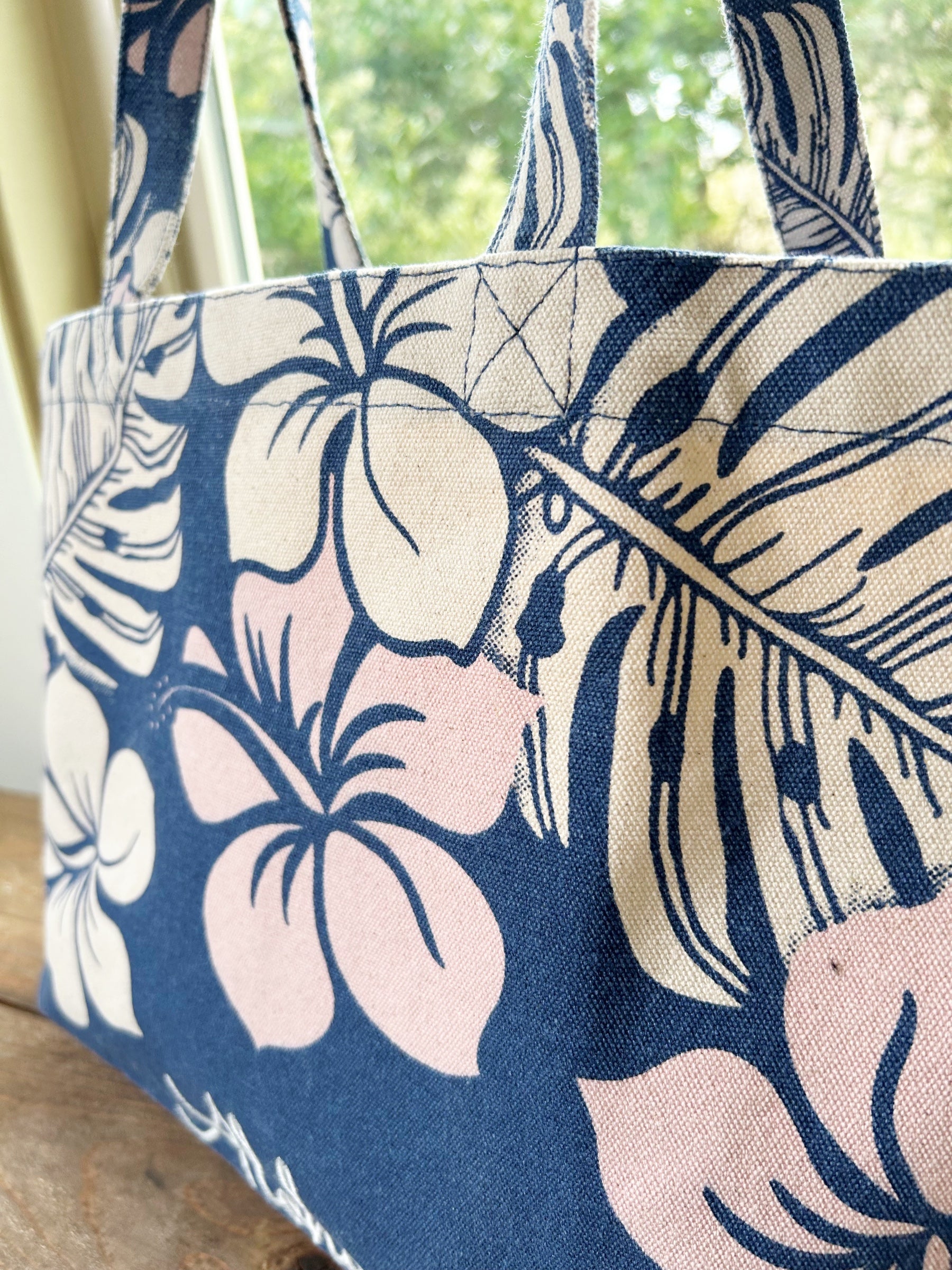 刺繍ALOHA トート - NVY – ローカルモーション公式オンラインストア