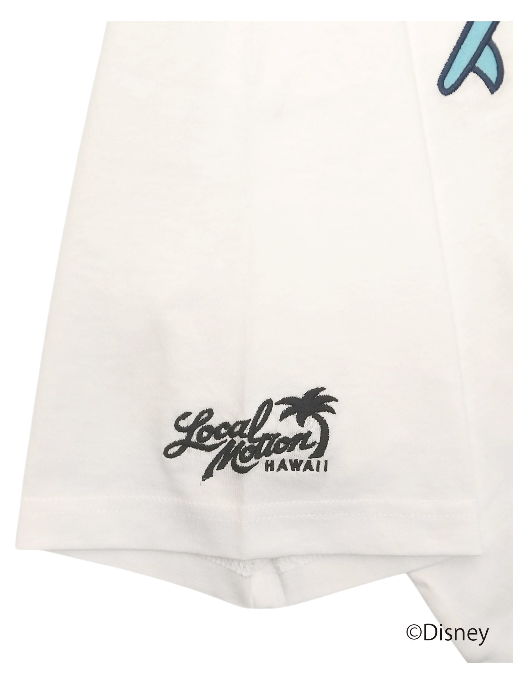 ミッキー ワッペン刺繍Tシャツ