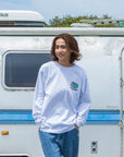 バスサガラ刺繍ロングTシャツ - SIL