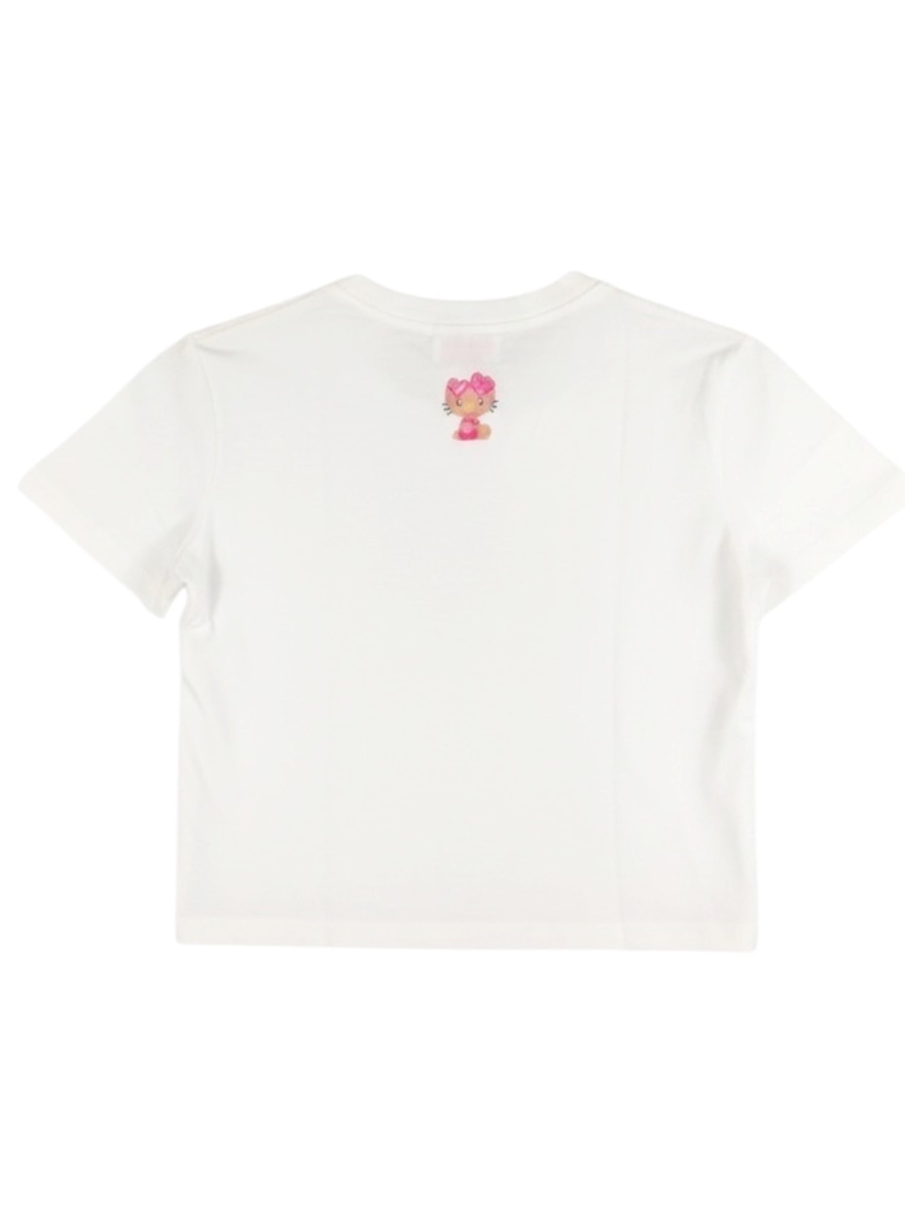 KITTY クロップドTシャツ 日焼けドット-フェイス - WH – ローカル