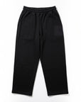 ステッチワイドロングパンツ - BLK