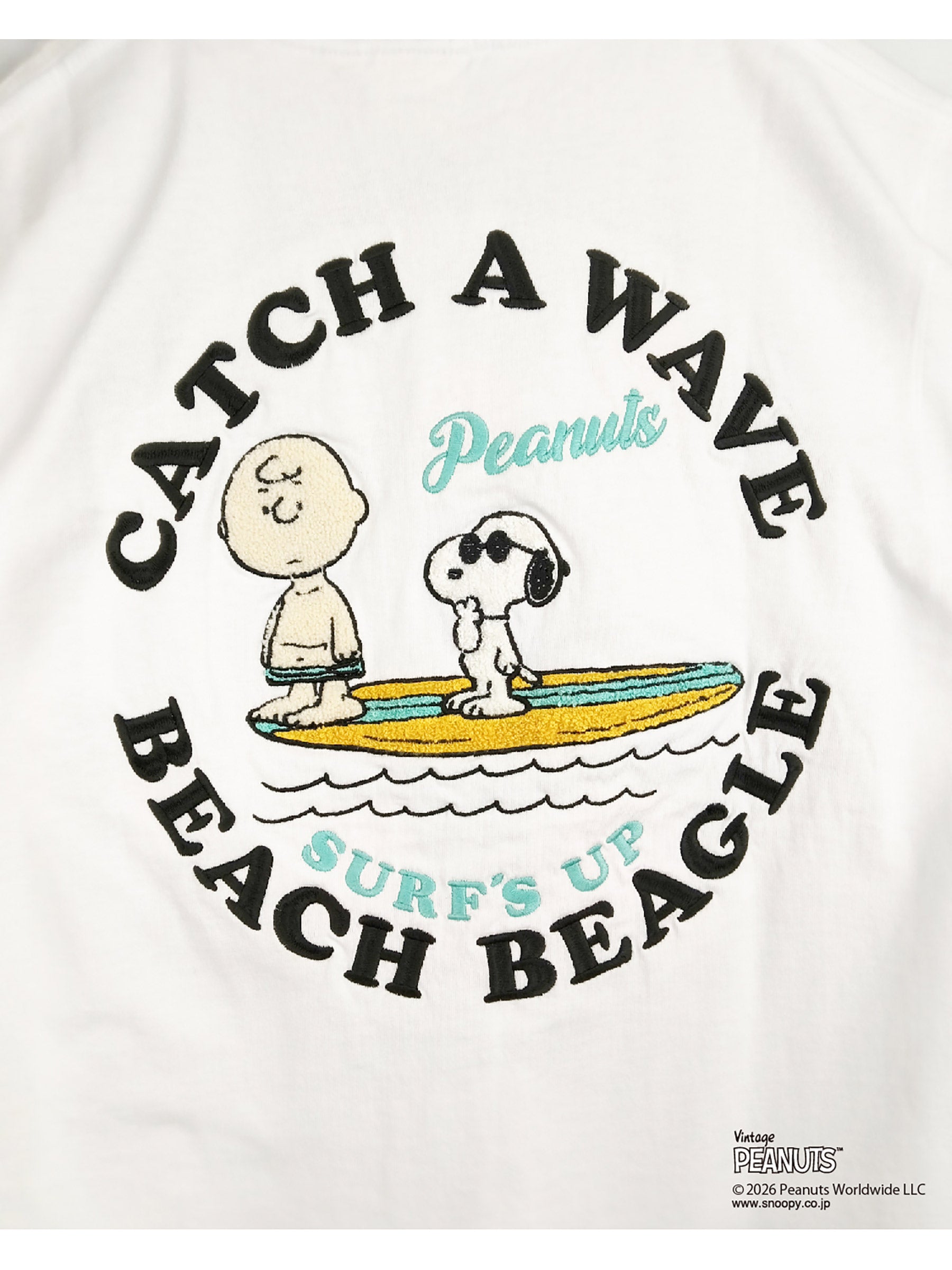 スヌーピー刺繍Tシャツ