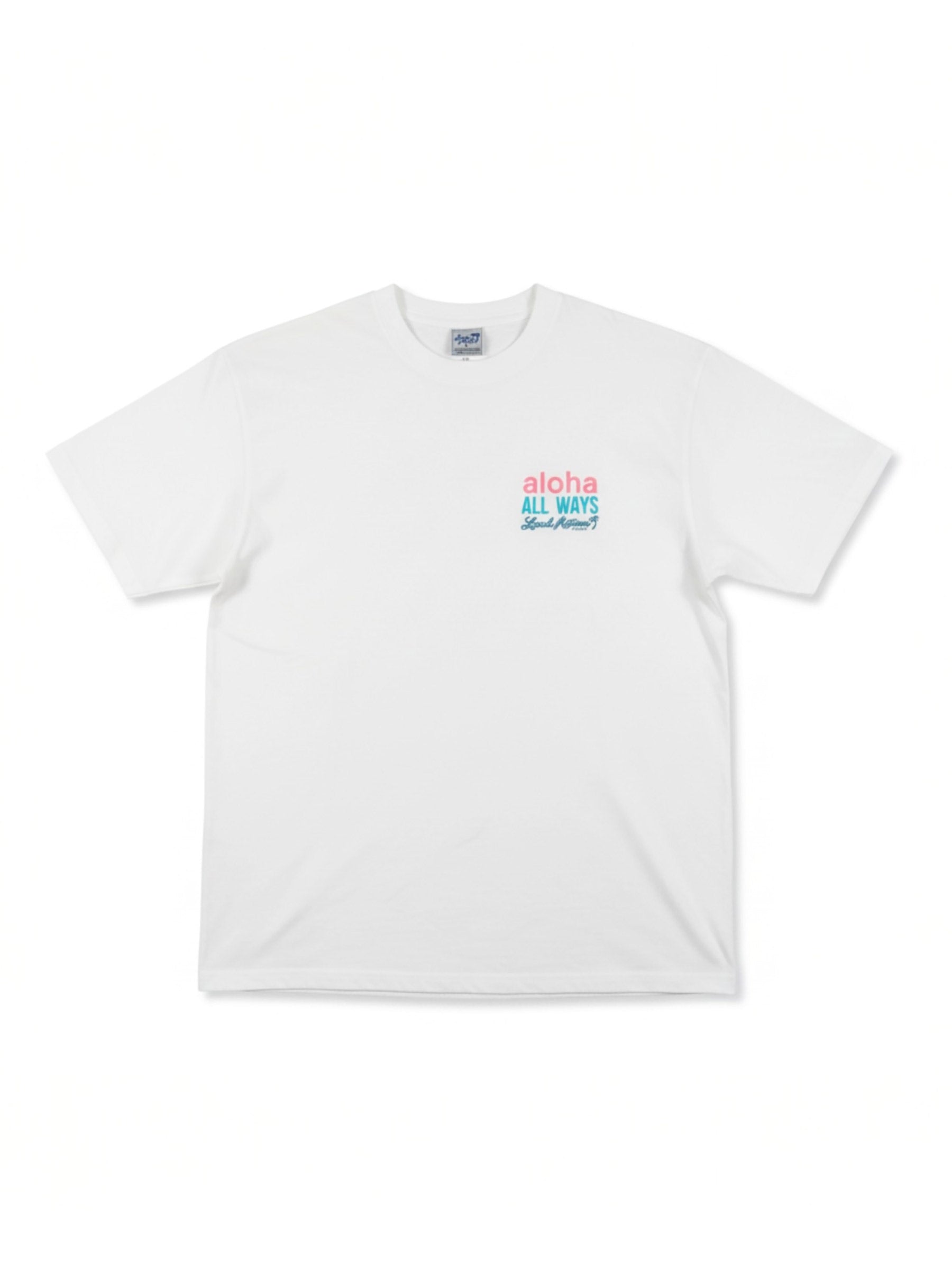アロハオールウェイズステッチTシャツ - WHT – ローカルモーション公式
