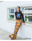 スティッチハイビスカスミニ長袖Tシャツ - BLK