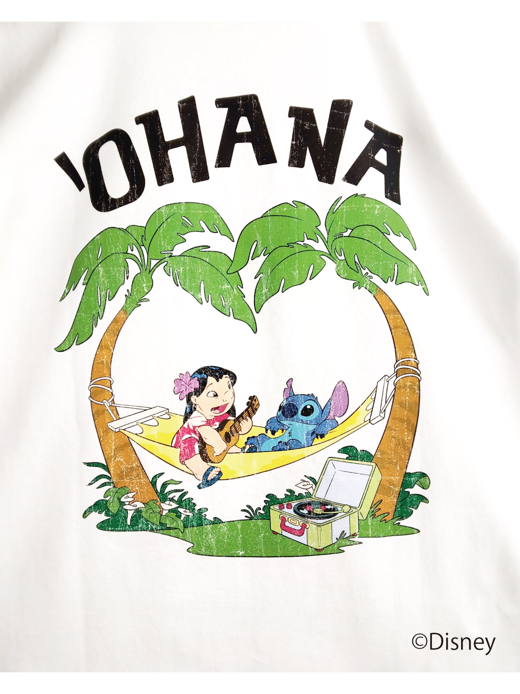 リロ＆スティッチオハナプリントTシャツ – ローカルモーション公式