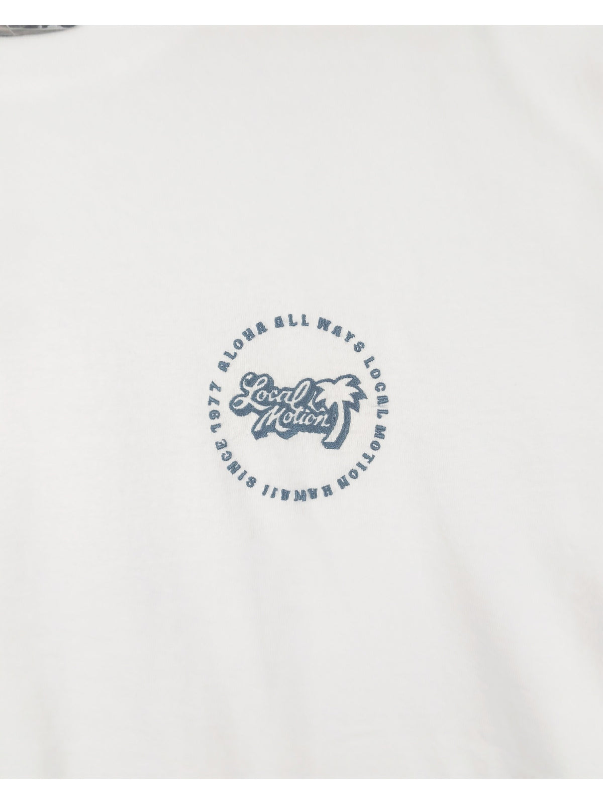 サークルデニム貼り付けTシャツ - WHT – ローカルモーション公式オンラインストア｜LOCAL MOTION JAPAN