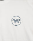 サークルデニム貼り付けTシャツ - WHT