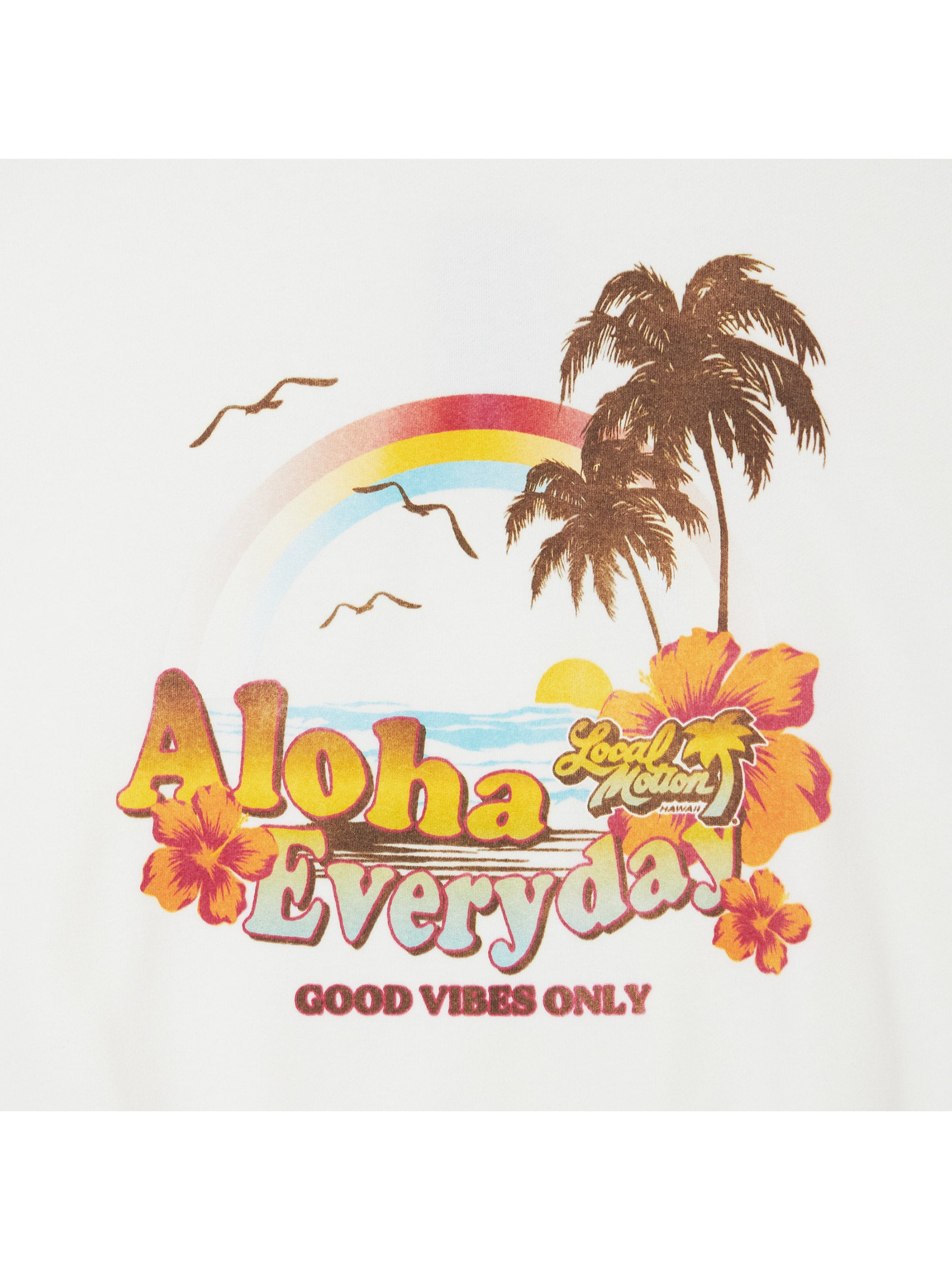 【BFセット割対象】レインボーパームプリント スウェット