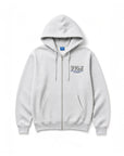450g裏毛起毛ZIPパーカー - WHT