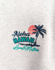 アロハハワイフリ刺繍スウェット - SIL