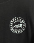 サークルロゴ長袖Tシャツ -  BLK