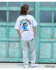 スティッチサガラ刺繍Tシャツ - WHT
