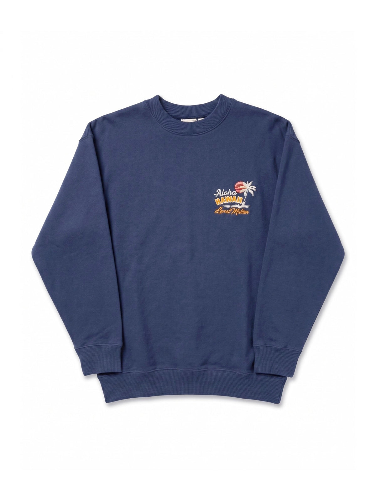 アロハハワイフリ刺繍スウェット - KNVY
