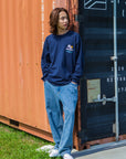 アロハハワイサークル刺繍ロングTシャツ - KNVY