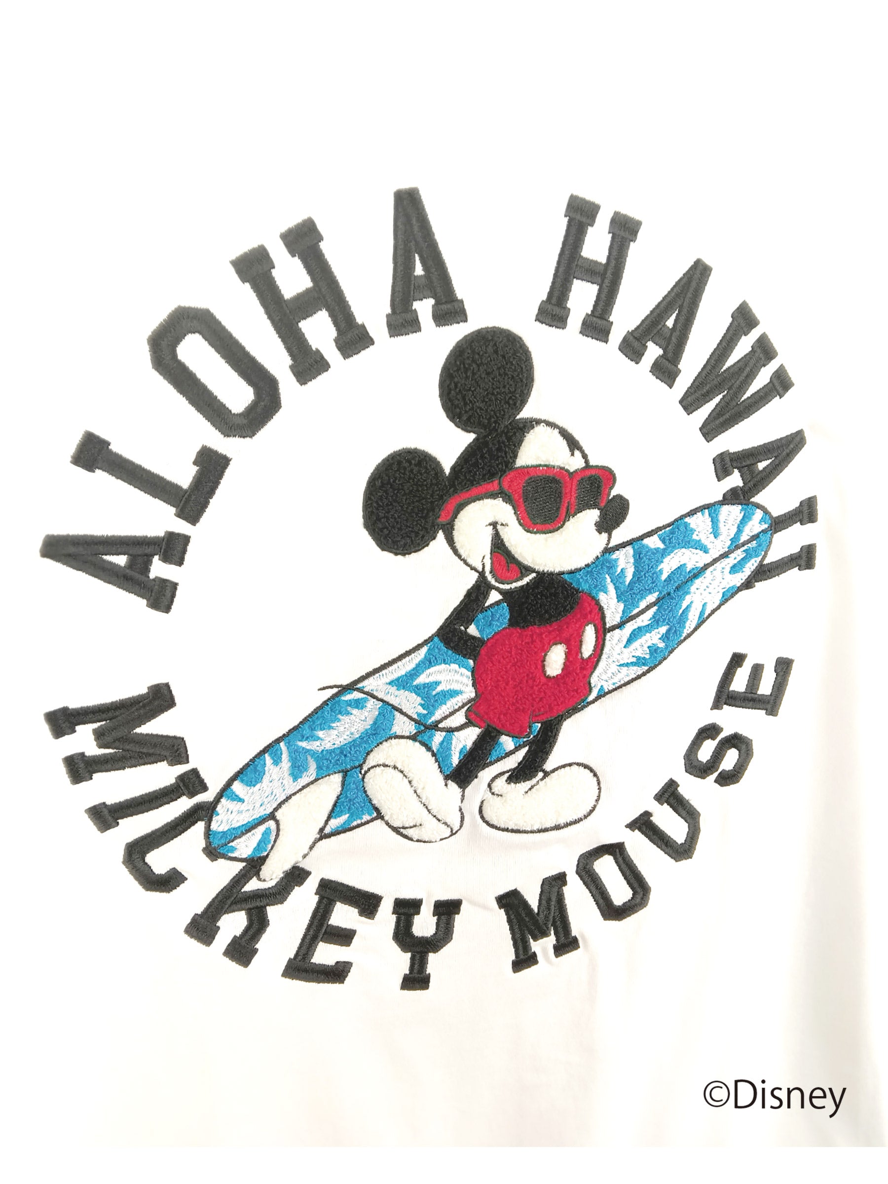 ミッキー サガラ刺繍Tシャツ